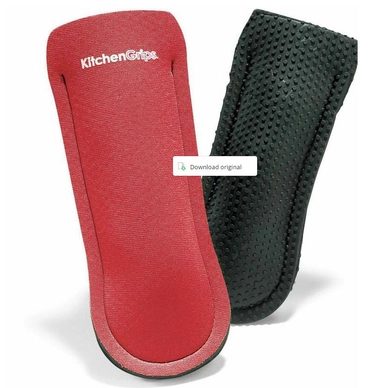 Pfanne Griffhalter Kitchengrips Griffüberzug Schwarz Rot